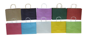 Hot Sale Top Quality Advertising Shopping Kraft Paper Bag