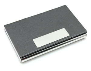 promotional pocket leather business name card holder