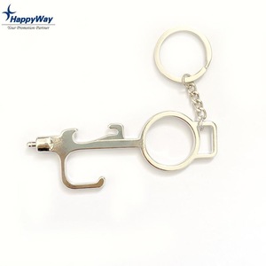 Wholesale Hands Free No Touch Stylus Door Opener Keychain