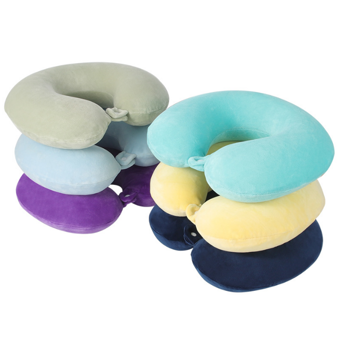 Custom Travel Kit Memory Foam Pillow Eye Mask Earplug Travel Pillow & Sleeping Set