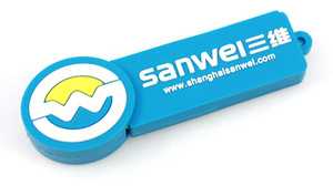 Custom Logo Lollipop Shape USB Flash Drive