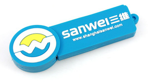 Custom Logo Lollipop Shape USB Flash Drive