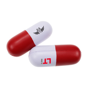 Medical Gifts Custom Logo Pill Shape Stress Ball