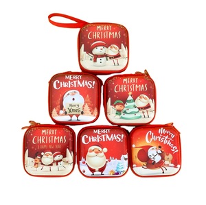 Lovely Christmas Gift Cute Storage Box Tin Purse