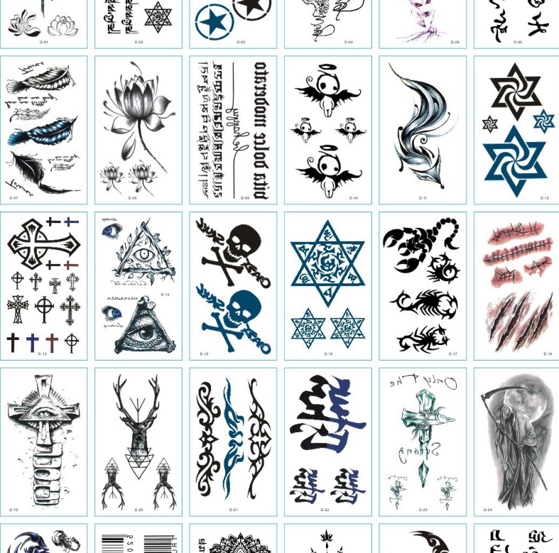 Promotional Custom Design Advertising Event Using Customized Temporary Tattoo Sticker