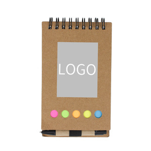 Advertising Kraft Notepad With Stycky Notes