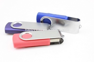 Custom 4 GB Rotate USB Flash Drive, MOQ 100 PCS 0501001 One Year Quality Warranty