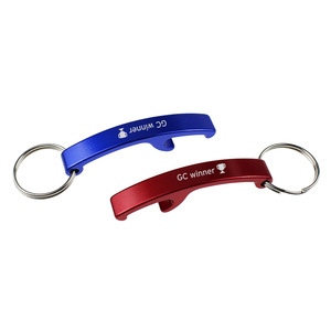 Promotional Portable Aluminum Keychain With Opener