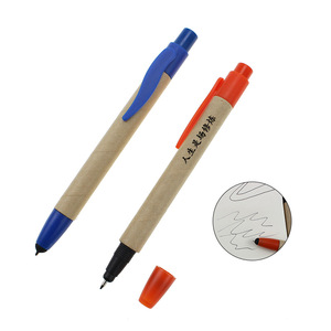 New Arrival Eco-friendly Recycled Paper Stylus Touch Ballpoint Pen