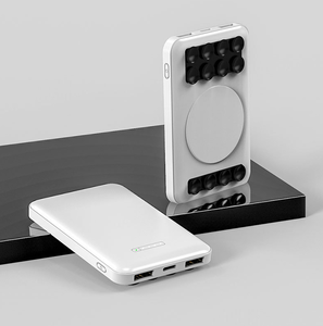Novelty Sucked Type Portable Powerbank Wireless Charger