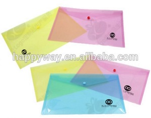 Colorful Transparent Plastic a4 File Folder