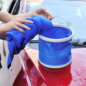 Multifunctional Waterproof  Cloth Collapsible Plastic Water Bucket