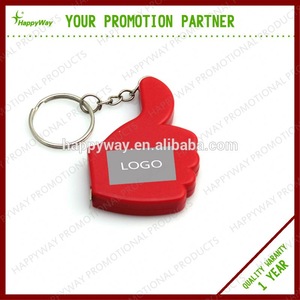 Portable Funny Plastic Thumb Tape Measure, 0402040 MOQ 100PCS One Year Quality Warranty