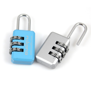 3 Digit Exquisite Luggage Lock With Custom Logo, MOQ 100 PCS 0907003 One Year Quality Warranty