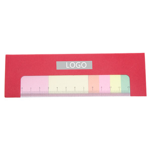 Fashionable Adhesive Ruler Shape Sticky Notes