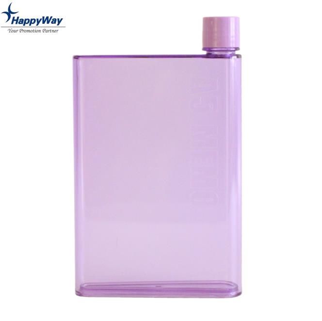 Promotional Plastic Sport Bottle A5 A6 Memo Notebook Water Bottle