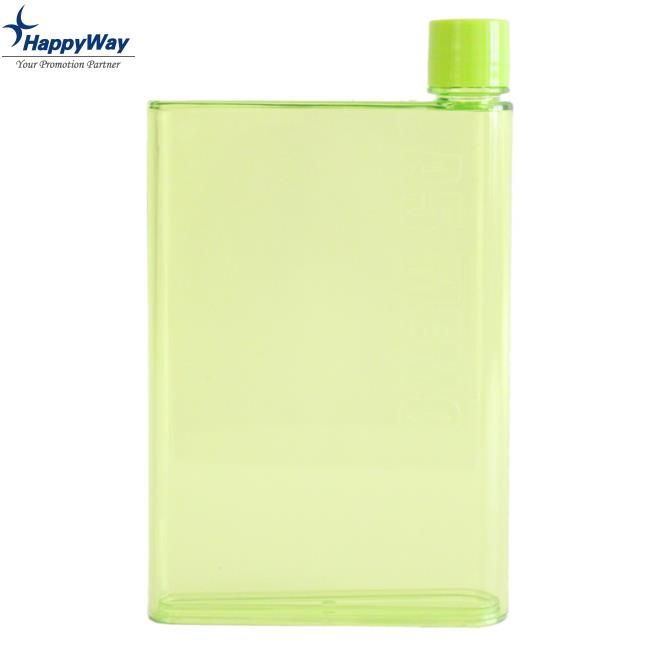 Promotional Plastic Sport Bottle A5 A6 Memo Notebook Water Bottle