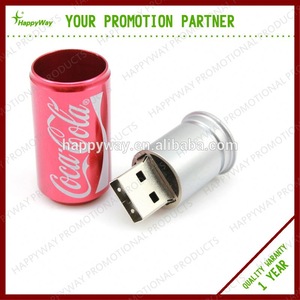 Attractive Coke Can USB Flash Drive, MOQ 100 PCS 0504015 One Year Quality Warranty