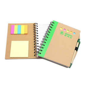 Customized Cheap Spiral Notebook With Sticky Notes 0703030 MOQ 1000PCS One Year Quality Warranty