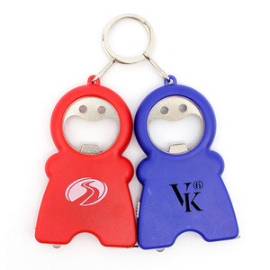 Flashlight Key Chain With Bottle Opener