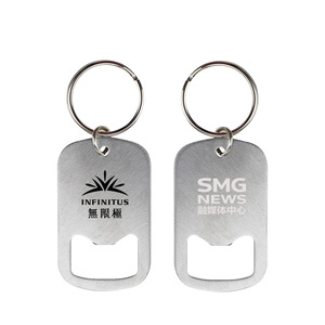 OEM Engraved Stainless Steel Bottle Opener Keychain