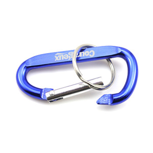 Custom Aluminum Carabiner Clip , MOQ 100 PCS 0804011 One Year Quality Warranty