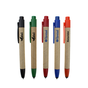 New Arrival Eco-friendly Recycled Paper Stylus Touch Ballpoint Pen