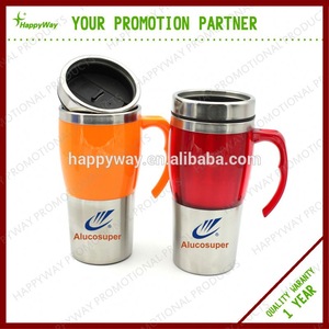 New Design Customized Logo Auto Mug MOQ1000PCS 0309054 One Year Quality Warranty