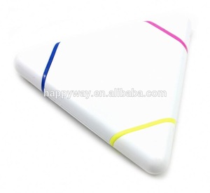 Promotion Cheap Triangle Highlighter 0203002 MOQ 100PCS One Year Quality Warranty