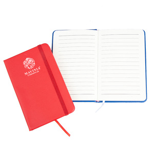 Eco Friendly Diary Book Dot Lined Notebook With Color PU Leather Cover