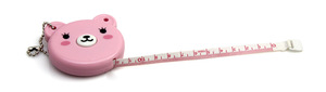 Plastic Mini Little Bear Tape Measure, MOQ 100 PCS 0402046 One Year Quality Warranty