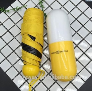 High Quality Wholesale Mini Capsule Umbrella,Promotional Folding Outdoor Sun Umbrella