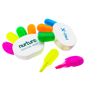 Custom Logo 5 in 1 Color Highlighter Pen