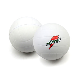 Logo Imprint PU Volleyball Stress Ball