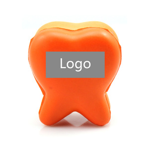 Tooth Shaped Anti Stress Ball with Customized Logo