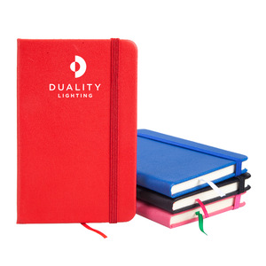 Eco Friendly Diary Book Dot Lined Notebook With Color PU Leather Cover