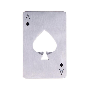 Novelty Custom Logo Playing Poker Credit Card Bottle Opener