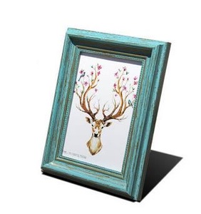 Wholesale mdf funia wood photo frame,baby picture mini glass wall photo frame