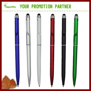 Top-Rated Promotional Rotate Thin Plastic Ballpoint Stylus Pen 0201164