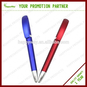 Customized Exhibition Plastic Ball Pen MOQ 100pcs High Quality Pledge