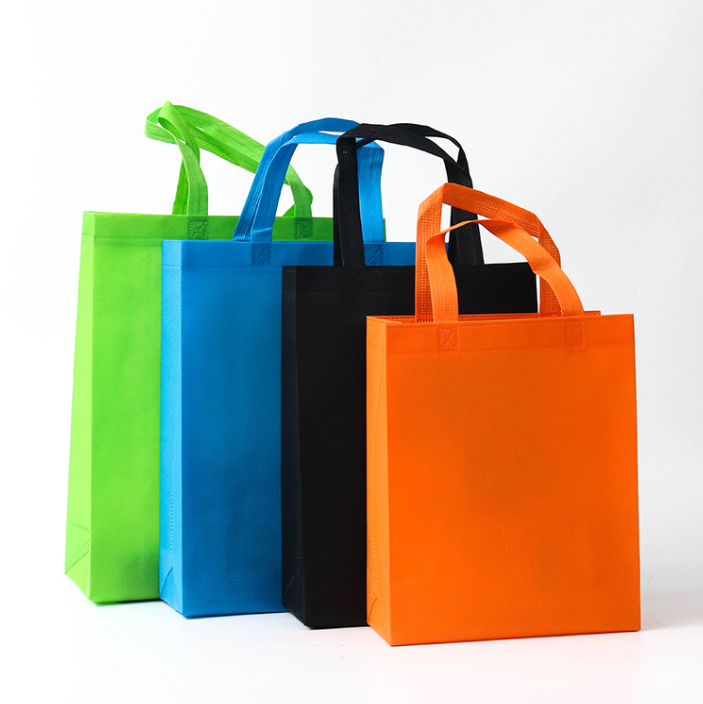 Promotional Customized Logo Non Woven Hand Carry Tote Bag