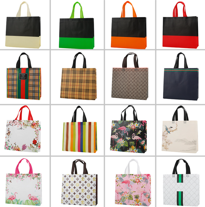 Promotional Customized Logo Non Woven Hand Carry Tote Bag