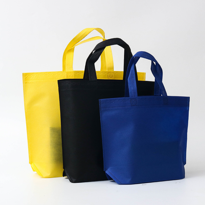 Promotional Customized Logo Non Woven Hand Carry Tote Bag