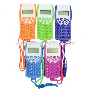 Custom Mini Portable Lanyard Calculator 0702043 MOQ 500PCS One Year Quality Warranty