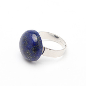 Natural Lovely Crystal Ball Shape Stones Ring