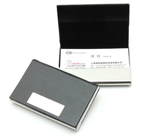 promotional pocket leather business name card holder