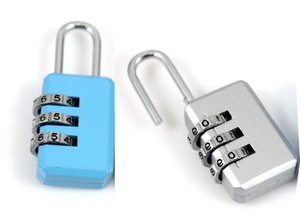 3 Digit Exquisite Luggage Lock With Custom Logo, MOQ 100 PCS 0907003 One Year Quality Warranty