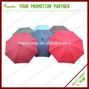 Advertising Pongee Golf Umbrella, MOQ 500 PCS 0606013 One Year Quality Warranty