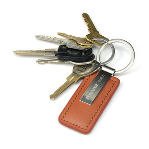 Custom Luxury Blank Leather Keychains MOQ 1000 PCS 0403083