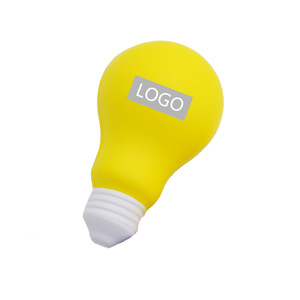 PU Customized Light Bulb Stress Ball One Year Quality Warranty